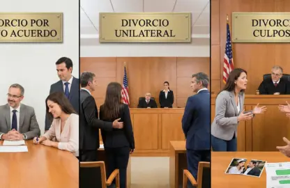 Tipos de divorcio en Chile: mutuo acuerdo, unilateral y culposo