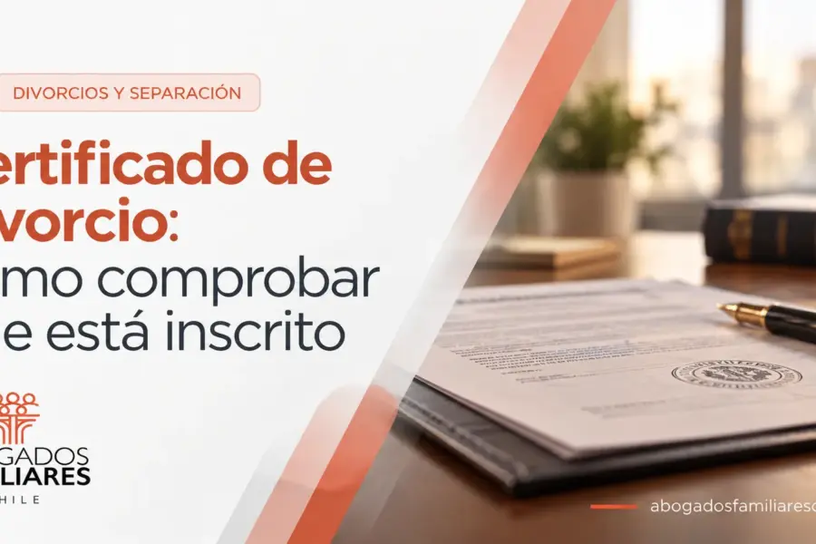 Certificado de divorcio: cómo comprobar que está inscrito