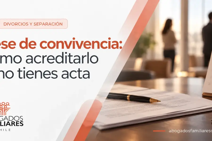 Cese de convivencia: cómo acreditarlo si no tienes acta