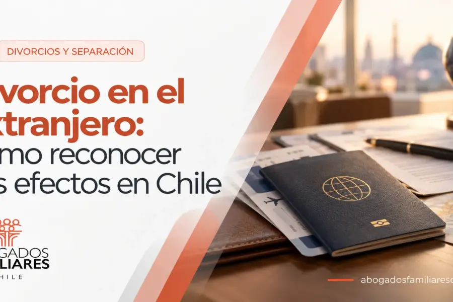 Divorcio en el extranjero: cómo reconocer sus efectos en Chile